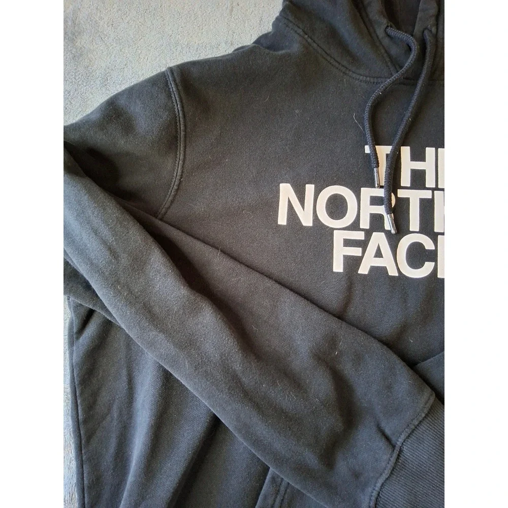 The North Face Mens Half Dome Pullover Hoodie Black XL Logo Sweatshirt NF0A4M4B